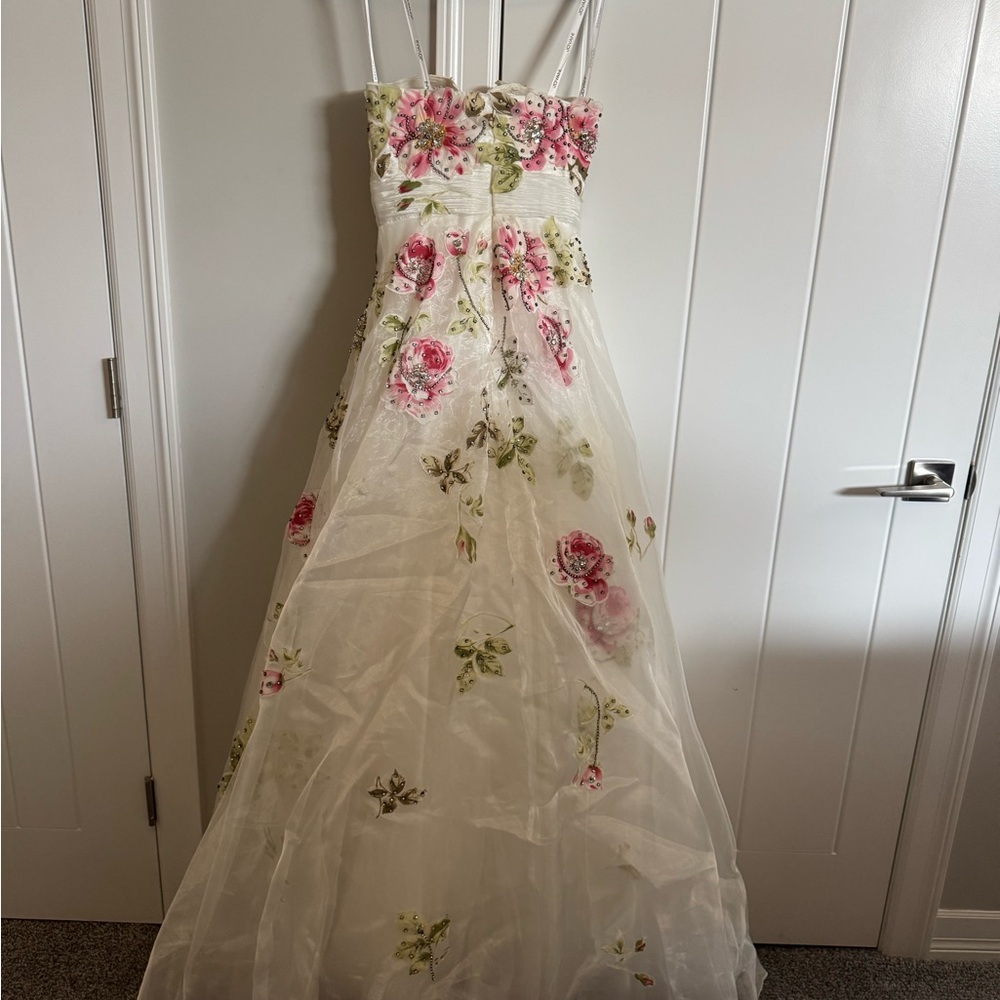 ✨ Jovani Floral Ball Gown – Like New ✨ - Picture 6 of 8